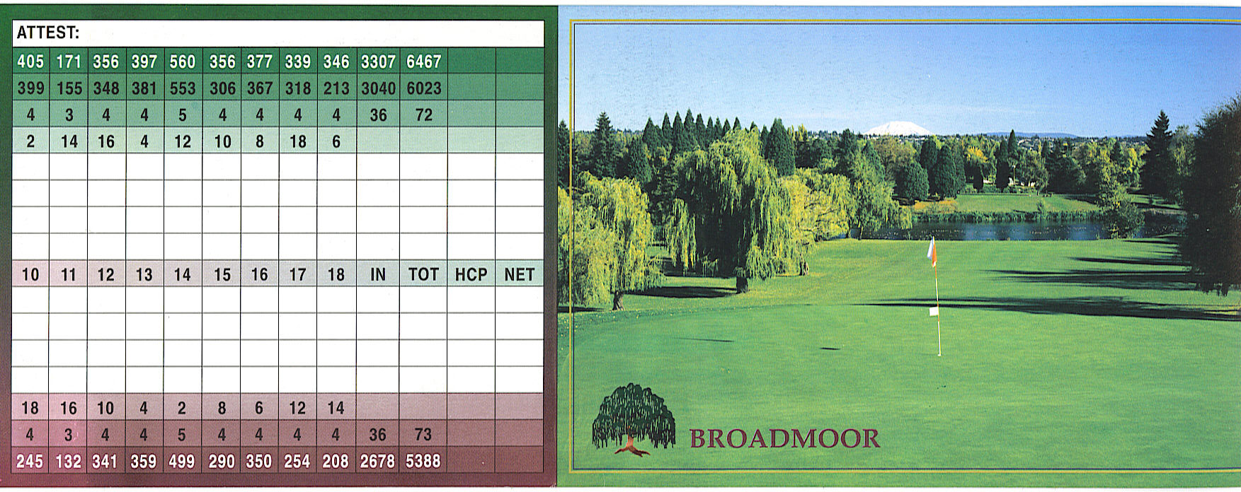 Broadmoor Golf Course Portland, OR
