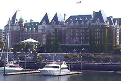 The Empress Hotel over Inner Harbour