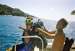 Diving in Fernando de Noronha Brazil