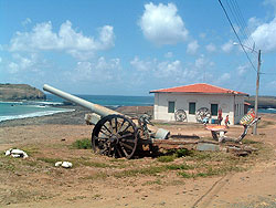 Cannons at a Fort in Fernando de Noronha
