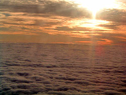 Sunrise over Curitiba Brazil