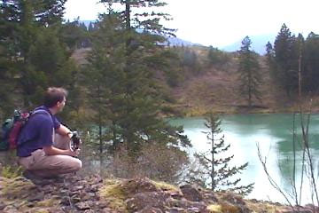 Looking over Gilette Lake